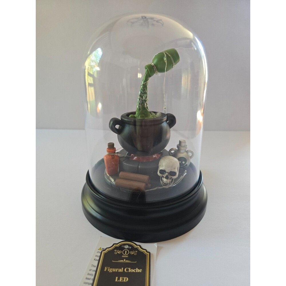 NWT. Target Bullseye Playground Halloween Figural Cloche LED Cauldron 2026